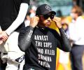 Tuscan GP: F1 champ Hamilton wears 'arrest the cops' T-shirt