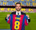 Pjanic to wear Iniesta's jersey No 8 at Barca