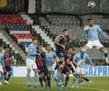 Champions League PIX: Man City fight back to beat 10-man PSG