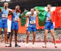 PICS: Relay golds cap amazing week for Italy, Jamaica