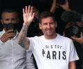 PIX: PSG fans give Messi hero's welcome in France