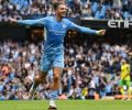 EPL PIX: Five-star Man City rout Norwich; Liverpool cruise