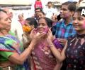 SEE: Villagers celebrate Bhavina's silver with 'garba'