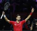 Inspired Djokovic powers Serbia into Davis Cup semi-finals