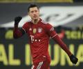 Bayern ride on Lewandowski; Vinicius shines for Real