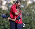 Woods and son ride birdie blitz to finish second at PNC Championship