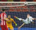 UCL PIX: Chelsea take slender lead; Bayern thrash Lazio