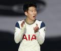 PIX: Son nets 100th goal as Spurs beat Leeds