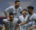 Argentina beat Colombia in shootout to reach Copa America final