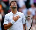 PIX: Djokovic in 10th Wimbledon semis; takes on Shapovalov