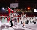 Mask-shy Kyrgyzstan, Tajikistan rain on COVID-compliant opening parade