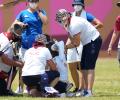 Russian archer faints under Tokyo's scorching heat