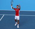 Olympics PIX: Djokovic off to a smashing start