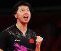 China's Ma retains men's singles Olympics TT crown