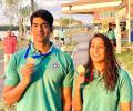 Varsity swimmers Srihari, Maana nominated for Tokyo Games