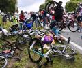 Spectator who caused Tour de France crash arrested