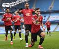 EPL PIX: Man United end City's run; Liverpool lose