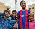 Egyptian Messi lookalike thrills soccer-loving orphans