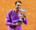 Nadal overcomes blip to down Djokovic in final