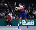 Djokovic made to work for win in first match since U.S. Open final loss