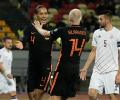 WC qualifiers: Netherlands win in Latvia; Wales draw with Czechs