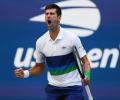 US Open Pix: Djokovic cruises; Rogers stuns Barty