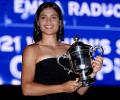 US Open champ Raducanu's 'just enjoying the moment'