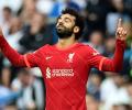 EPL: Salah hits century as Liverpool beat Leeds