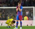 Soccer PIX: Barca stunned by Cadiz