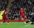 PIX: Liverpool ease past Villarreal, close in on Champions League final