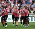 PIX: Brentford thrash Manchester Utd; Champs City cruise