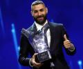 PHOTOS: Benzema UEFA player of year; Ancelotti best coach