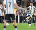 Messi magic too much for Aus as Argentina enter WC quarters