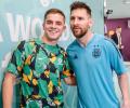 'Lucky' Australian player bags Messi's World Cup shirt