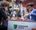 World Rapid Chess: Erigaisi in joint lead with Carlsen; Humpy second