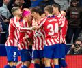 Soccer PICS: Three sent off as Atletico beat Elche