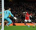 EPL: Arsenal snatch vital win with late goals against Wolves