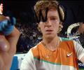 Russian tennis star Rublev writes 'No War Please' after win