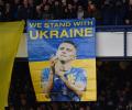 Ukraine solidarity, anti-war messages across stadiums