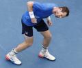 Aus Open PIX: Murray wins thriller; Kvitova bows out