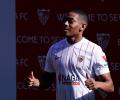 Soccer: Manchester United's Martial loaned out to Sevilla