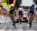 Tour de France: Clarke wins stage five