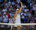 Wimbledon PIX: Rybakina downs Halep to set up Jabeur final