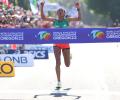 World Athletics: Gebreslase wins women's marathon