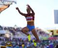 PICS: Rojas, Barshim win third straight World titles