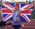 PICS: Wightman wins shock 1,500m gold with dad commentating