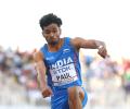 Rare feat for Indian triple jumper Paul at World C'ships