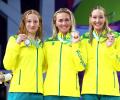 PICS: Australia splash on opening night of CWG swimming