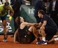 Nadal in French Open final after Zverev retires with ankle injury