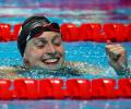 PIX: Ledecky wins record 16th World swimming gold